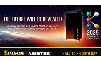 Atlas, K 2025 Fuarında Yeni Nesil Ci3000 Weather-Ometer® ile Yerini Alıyor